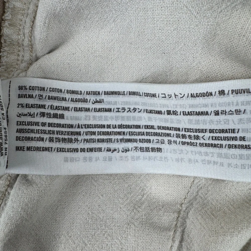 Abercrombie & Fitch Chino Shorts Mens 34 Tan Khaki Stretch Twill 7 Inch Inseam